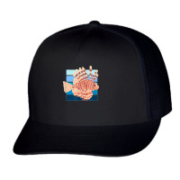 Lion Ocean Fish Retro For Men Women Kids Trucker Cap | Artistshot