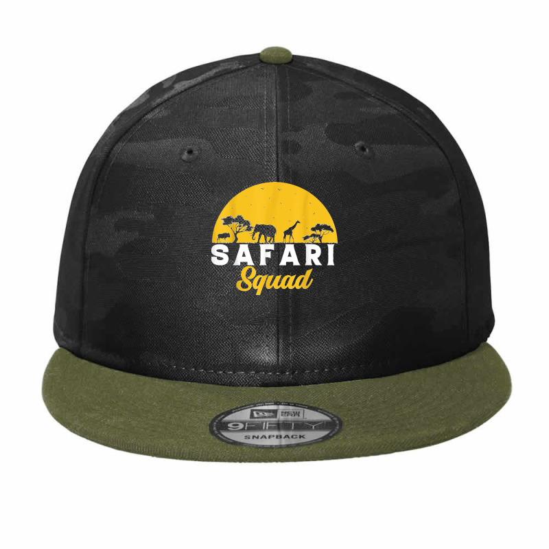 Safari Squad Zoologist Zoo Animals Camo Snapback by WirtzRichard | Artistshot