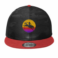 Rodeo Bucking Bronco Horse Retro Style T Shirt Camo Snapback | Artistshot