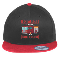 Fire Truck T  Shirt Don't Snore, I'm Dreaming, I'm A Fire Truck T  Shi Flat Bill Snapback Cap | Artistshot