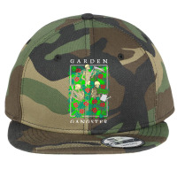 Garden Gangster Skeleton Gardener T  Shirt Garden Gangster Funny Garde Flat Bill Snapback Cap | Artistshot