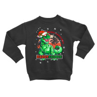 Daddysaurus T Rex Dinosaur Family Matching Christmas Toddler Sweatshirt | Artistshot