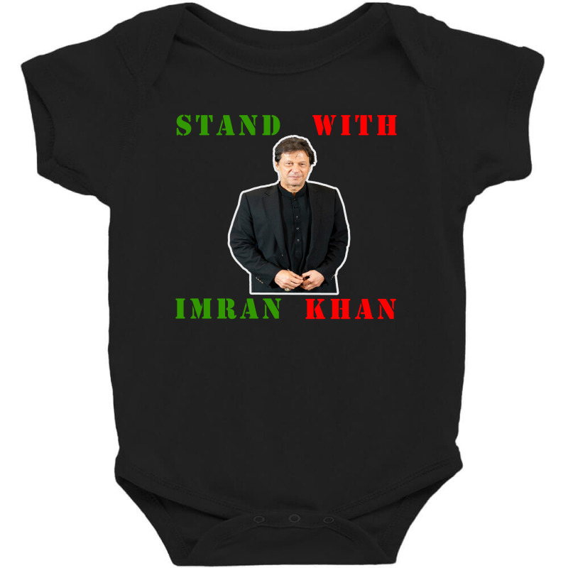 Pakistan Pti With Imran Khan Baby Bodysuit by M4 | Artistshot