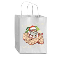 Come Sit On Santa's Lap Funny Santa Claus Christmas Beard Cub Paper Bag - 8 X 4 1/2 X 10 1/4 | Artistshot