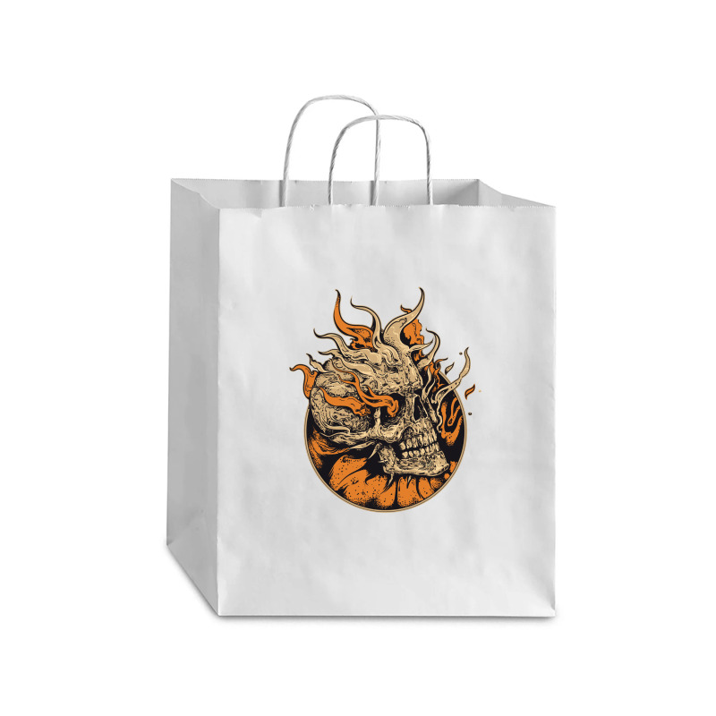 Skull Debie Paper Bag - 10 X 5 X 13 | Artistshot