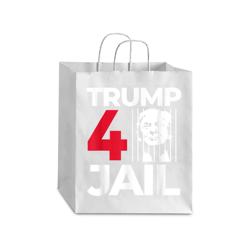 Prison Trump For Prison Trump For Jail Trump 4 Jail T Shirt Debie Paper Bag - 10 X 5 X 13 | Artistshot