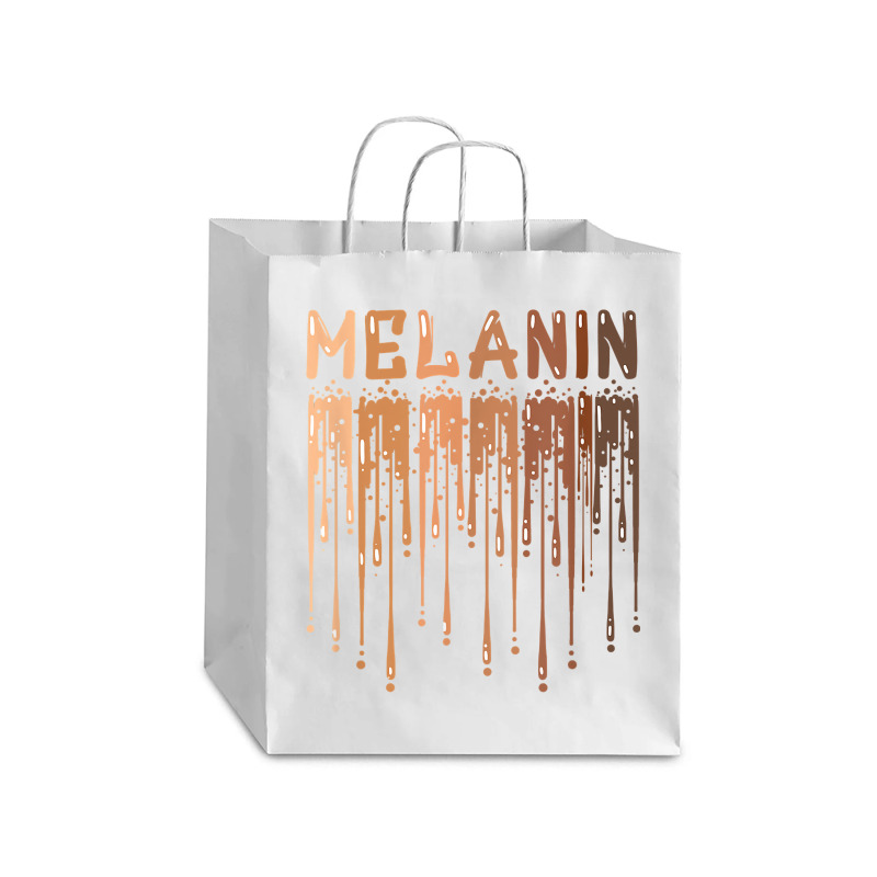 Drippin Melanin For Women Pride   Gifts Black History Month T Shirt Debie Paper Bag - 10 X 5 X 13 | Artistshot