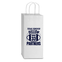 Tim Dillon-texas Faooball Active Double Wine Paper Bag - 6 1/2 X 3 1/2 X 12 3/8 | Artistshot