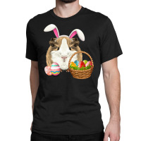 Easter Shirt Guinea Pig Funny Bunny Ears Eggs Classic T-shirt | Artistshot