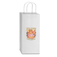 Full House Double Wine Paper Bag - 6 1/2 X 3 1/2 X 12 3/8 | Artistshot