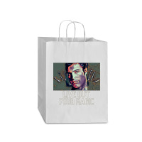 Live Out Your Magic (famous Face With Hands Fingers) Mart Paper Bag -13 X 7 X 17 | Artistshot