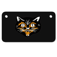 Slap You So Hard, Robbie, Halloween,nying, Black Cats Motorcycle License Plate | Artistshot