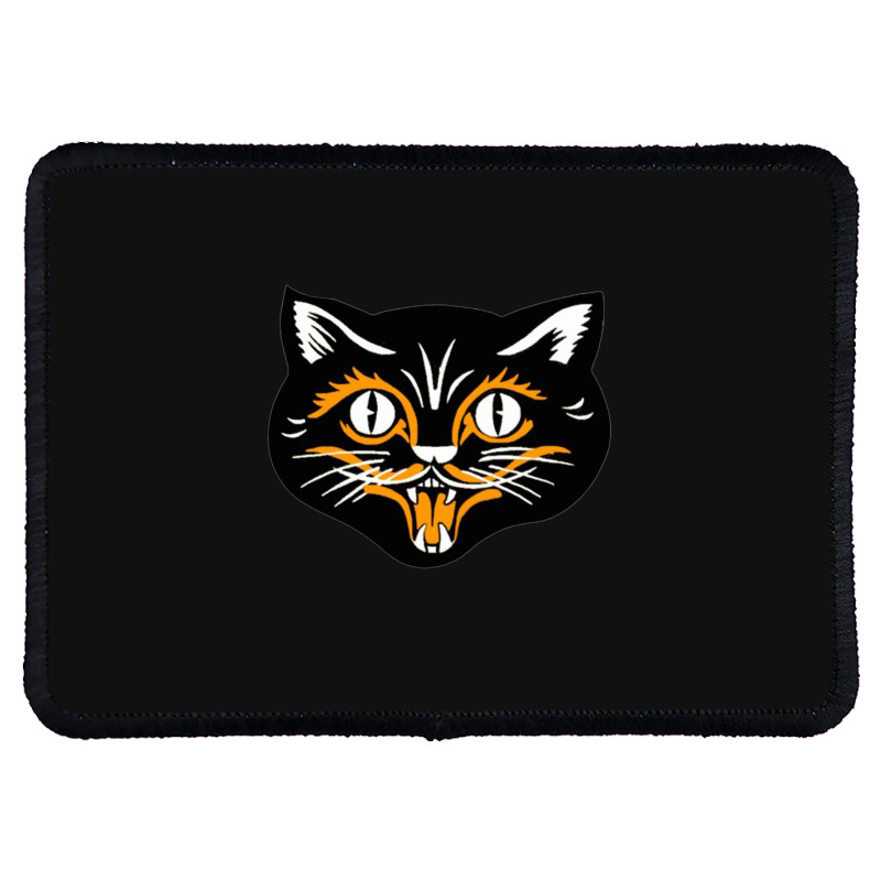 Slap You So Hard, Robbie, Halloween,nying, Black Cats Rectangle Patch | Artistshot