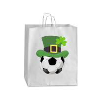 St Patricks Day Soccer Shamrock Queen Paper Bag - 16 X 6 X 19 1/4 | Artistshot