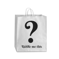 Riddle Me This Queen Paper Bag - 16 X 6 X 19 1/4 | Artistshot