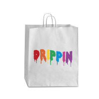 Drippin Colorful Rainbow Hip Hop Lovers Dripping Sauce Pullover Hoodie Queen Paper Bag - 16 X 6 X 19 1/4 | Artistshot