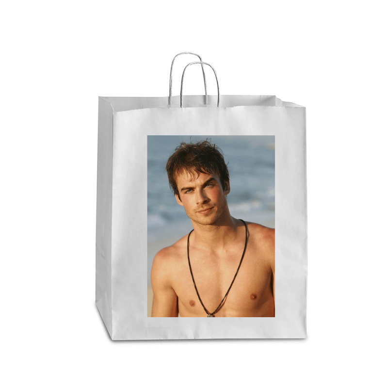 Ian Somerhalder Shirtless Gift Queen Paper Bag - 16 X 6 X 19 1/4 | Artistshot