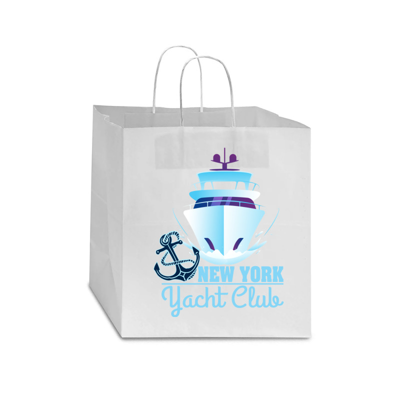 New York Yacht Club Star Paper Bag - 13 X 7 X 13 | Artistshot