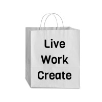 Live Work Create Traveler Paper Bag -13 X 6 X 15 3/4 | Artistshot