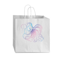 Octopus Shirt Cool Vintage Marine Biologist Ocean Sea Life 1 T Shirt Vogue Paper Bag - 16 X 6 X 12 | Artistshot