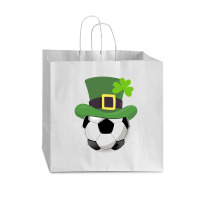 St Patricks Day Soccer Shamrock Vogue Paper Bag - 16 X 6 X 12 | Artistshot