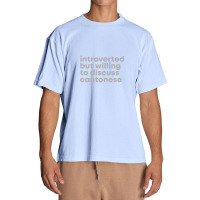 But Willing To Discuss Cantonese In Watercolor Urban Heavy T-shirt | Artistshot