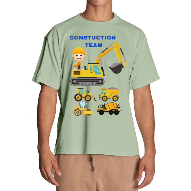 Constuction Trucks Team Urban Heavy T-shirt by slowllymann | Artistshot