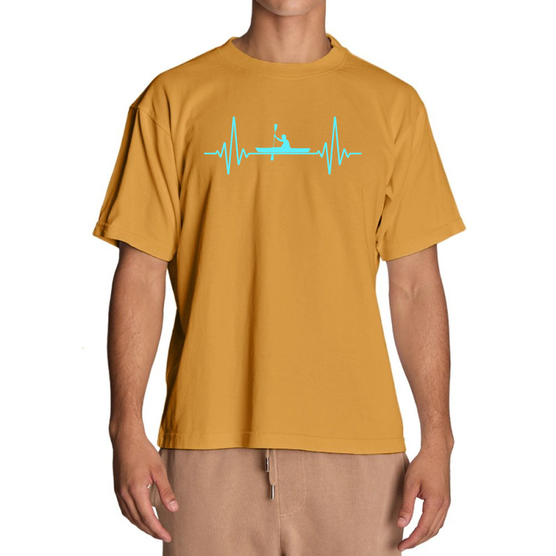 Kayak Heartbeat | Adventure Kayaking Urban Heavy T-shirt | Artistshot