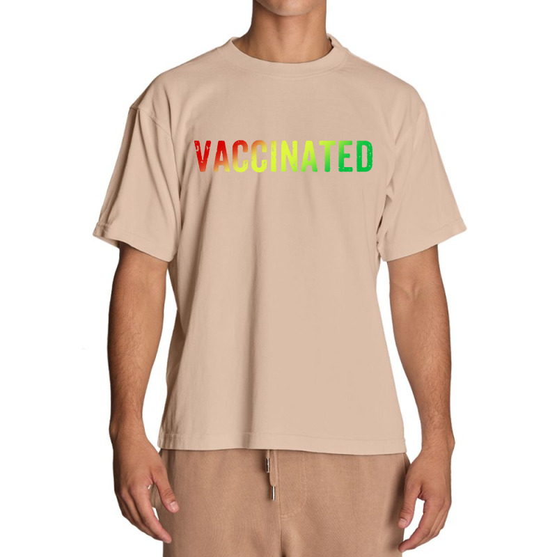 Vaccinated Pro Vaccine Urban Heavy T-shirt by Firework Tess | Artistshot