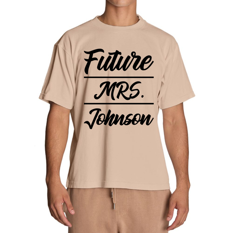 Future Mrs. Johnson - Family Name Gift Urban Heavy T-shirt by Diogo Calheiros | Artistshot