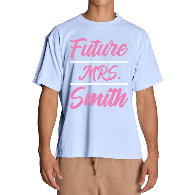 Future Mrs. Smith - Family Name Gift Urban Heavy T-shirt by Diogo Calheiros | Artistshot