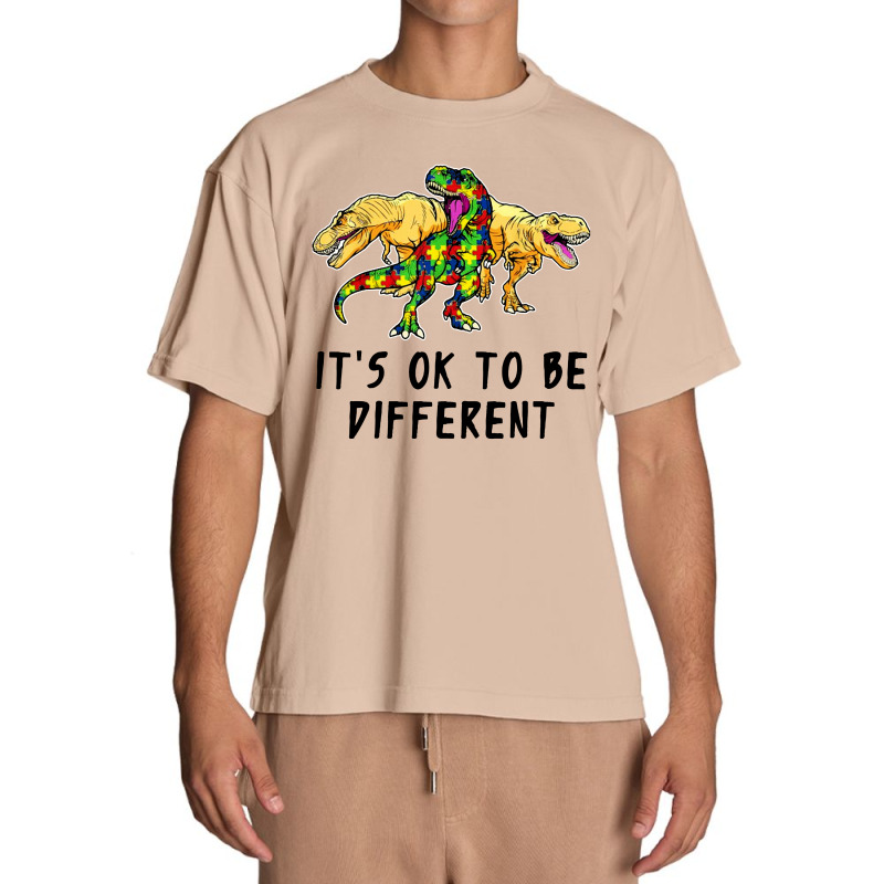 It's Ok To Be Different Dinosaur Urban Heavy T-shirt | Artistshot