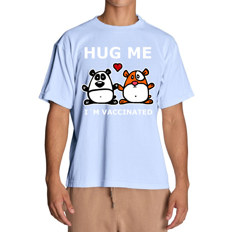 Hug Me I'm Vaccinated Urban Heavy T-shirt by atereabag | Artistshot