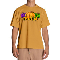 Halloween Pumpkins Thankful Urban Heavy T-shirt | Artistshot