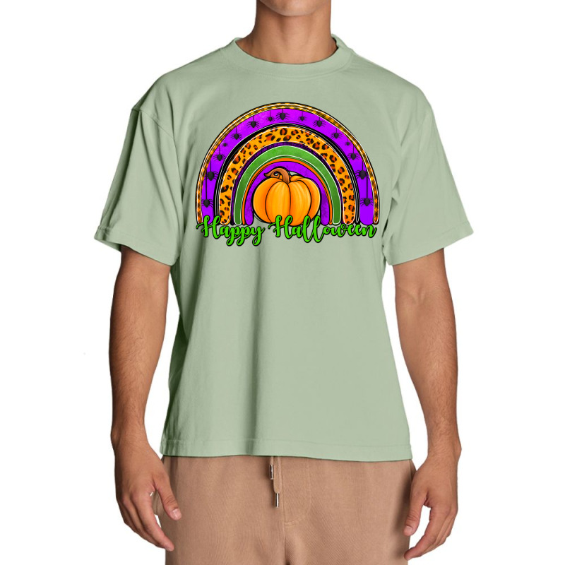 Happy Halloween Rainbow Urban Heavy T-shirt by Jasminsmagicworld | Artistshot