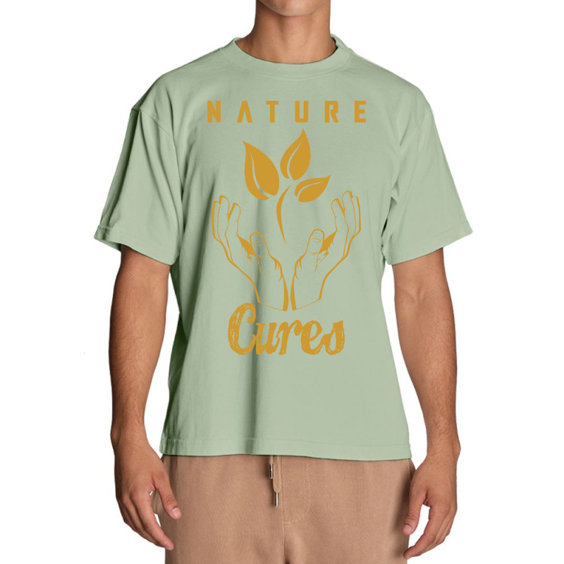 Nature Cures (gold Text) Urban Heavy T-shirt by banjarstore | Artistshot