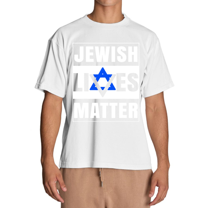 Jewish Lives Matter Shirt David Star Retro Jewish Holiday Urban Heavy T-shirt | Artistshot