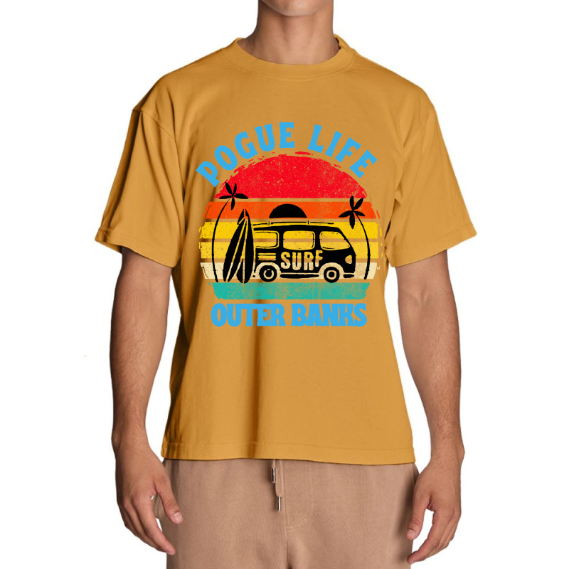 Vintage Art Pogue Life Outer Banks Urban Heavy T-shirt by Cool Design | Artistshot