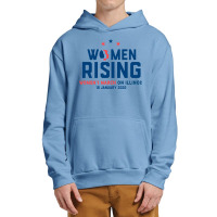 Women's Rising   Women's March On Illinois 2 Urban Pullover Hoodie | Artistshot