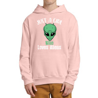 Just A Girl Who Loves Aliens For Dark Urban Pullover Hoodie | Artistshot