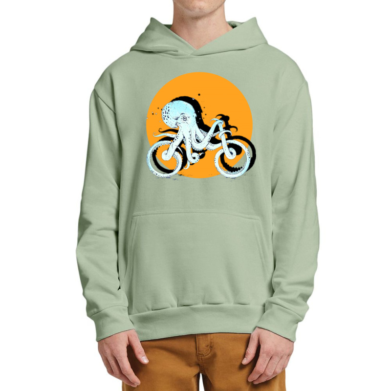 Octopus Bike Urban Pullover Hoodie | Artistshot