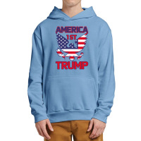 Trump America First Eagle Urban Pullover Hoodie | Artistshot