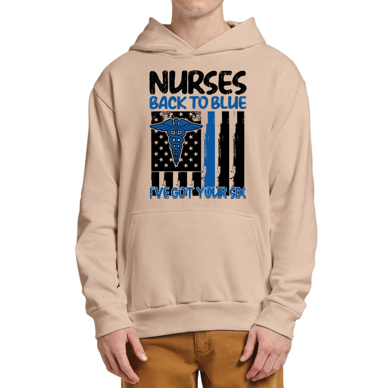 Nurses Back To Blue I Have Got Your Six For Light Urban Pullover Hoodie | Artistshot