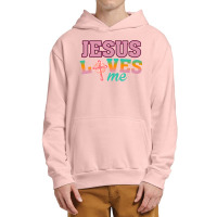 Jesus Loves Me Urban Pullover Hoodie | Artistshot