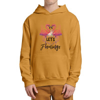 Let's Flamingo Urban Pullover Hoodie | Artistshot