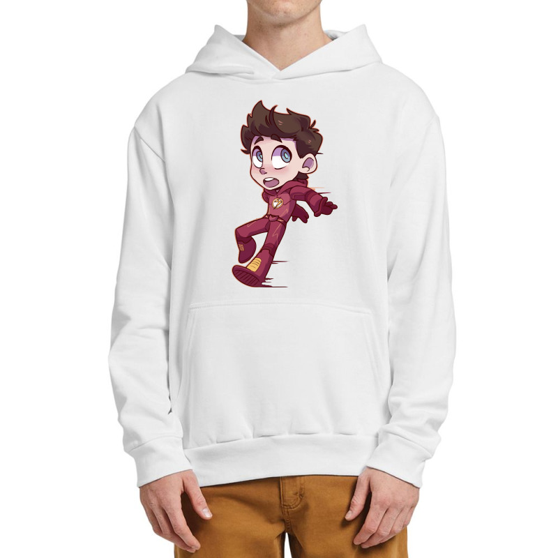 The Flash (low Poly) Zoomout Effect Urban Pullover Hoodie | Artistshot