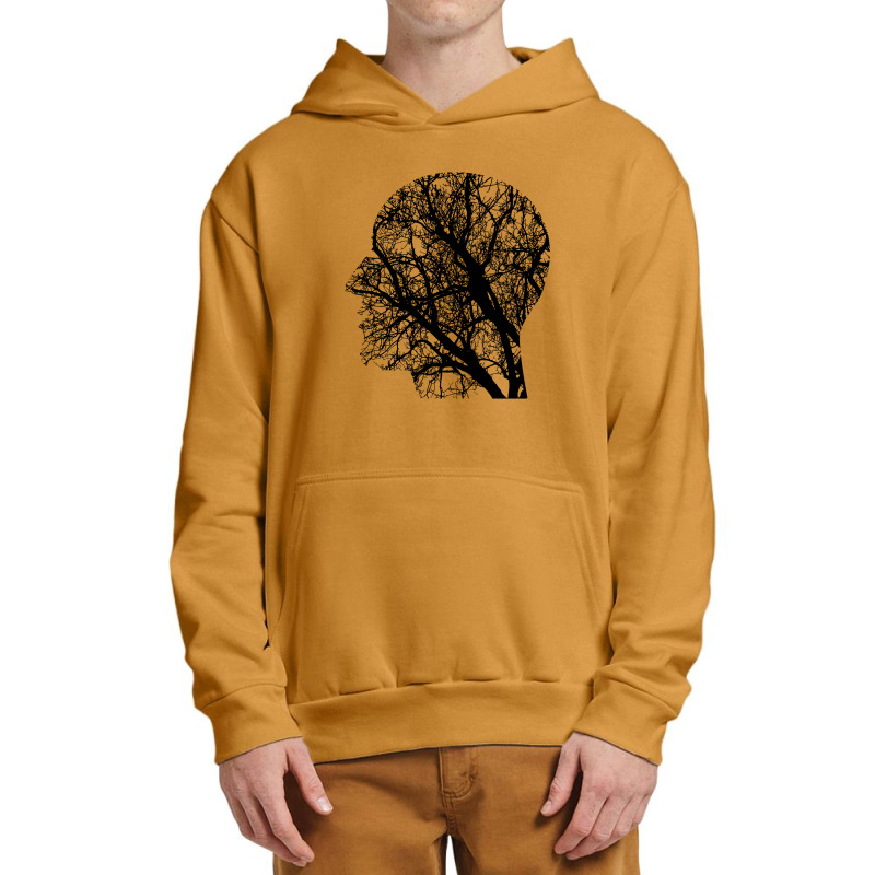 Mental Health Quote Depression Silhouette Urban Pullover Hoodie by QuickPick09 | Artistshot