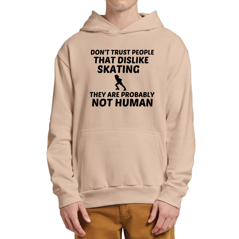 Skating Dislike Not Human Urban Pullover Hoodie | Artistshot