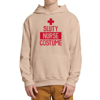 Sluty Nurse Costume Funny Urban Pullover Hoodie | Artistshot