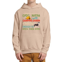 Tough Enough To Be A Dog Mom And Camping Queen Crazy Enough To Rock Th Urban Pullover Hoodie | Artistshot